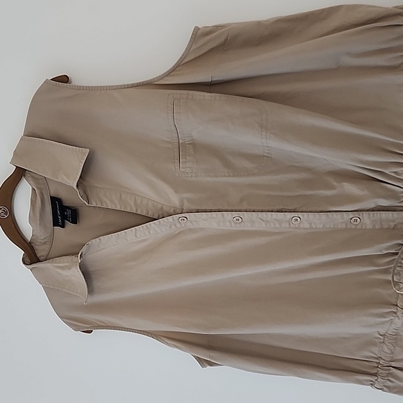 Lane Bryant Safari Khaki Sleeveless Romper Shorts W26 box27 - Picture 3 of 10